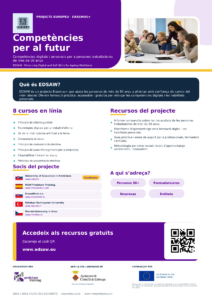 Invitación a la jornada EDSAW Competencias para el futuro, el 3 de septiembre de 2026 en el Castell de Cornellà.