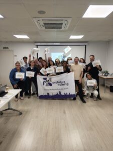 Erasmus+ mental health staff training participants in Barcelona February 2026